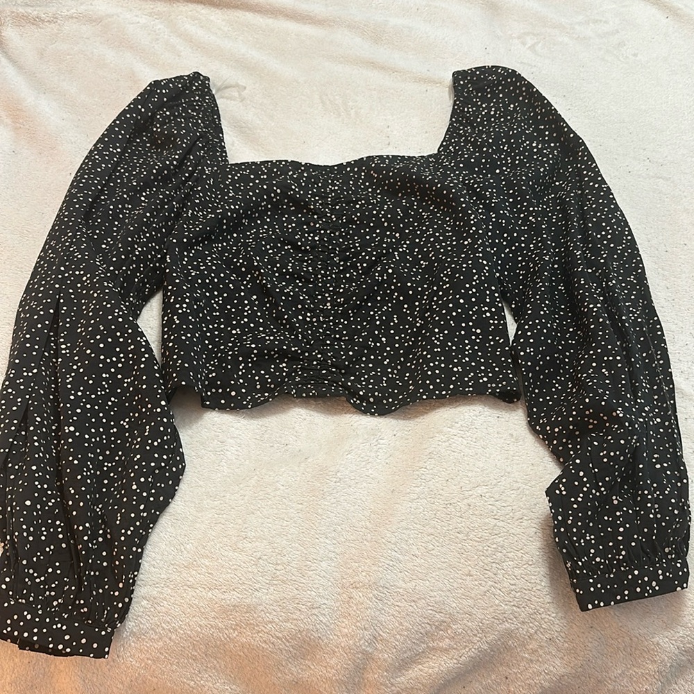 a new day - Off shoulder long sleeve blouse!
